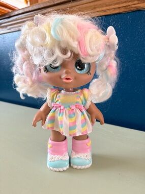 Kindi Kids Fun Original Snack Time Friends Marsha Mello 10" Doll Cute Pastel